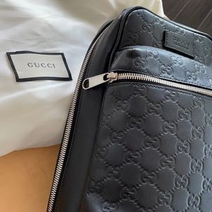 Genuine Gucci leather sling bag